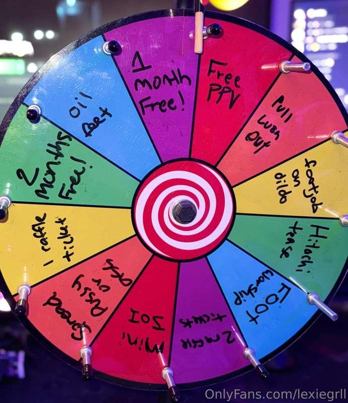 Some free goodies will be on the wheel for the live on 09/06..