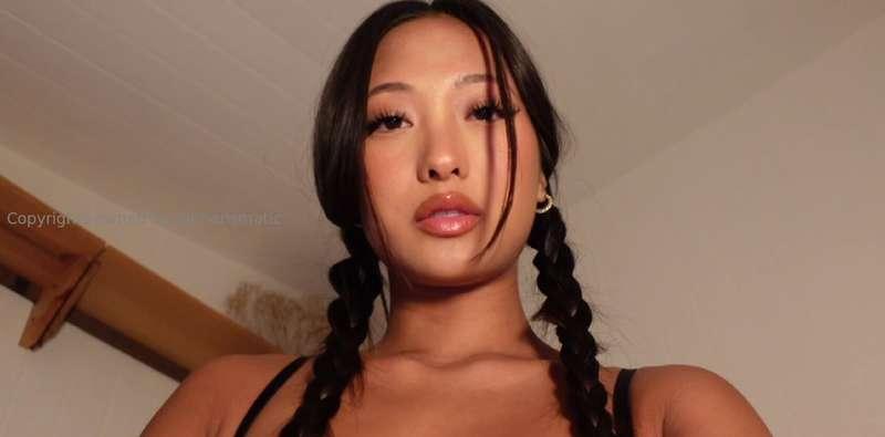 🚨POV🚨 I'm riding you, I have my pigtails, I'm begging for yo..