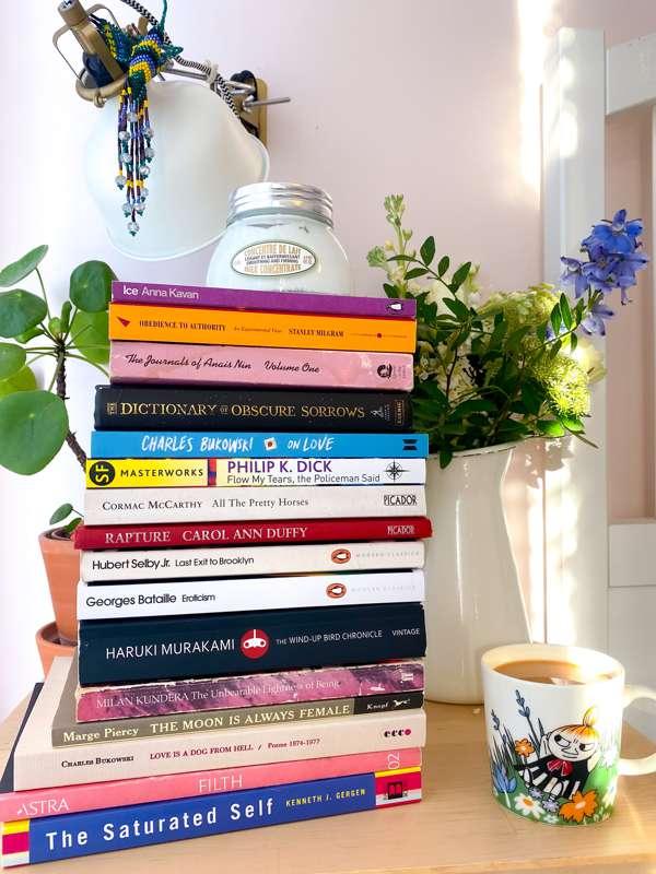 It's been a while since I posted my book stack 😌📚 Have you r..