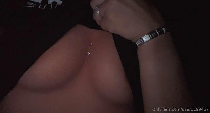 cute little teaser with my chest piercing😈