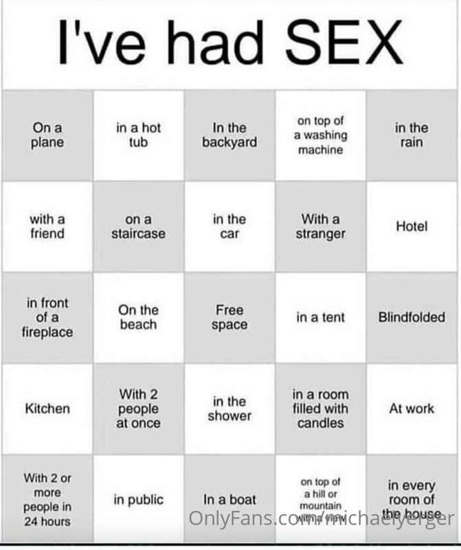 if you can guess the 3 I haven’t I’ll send you something fre..
