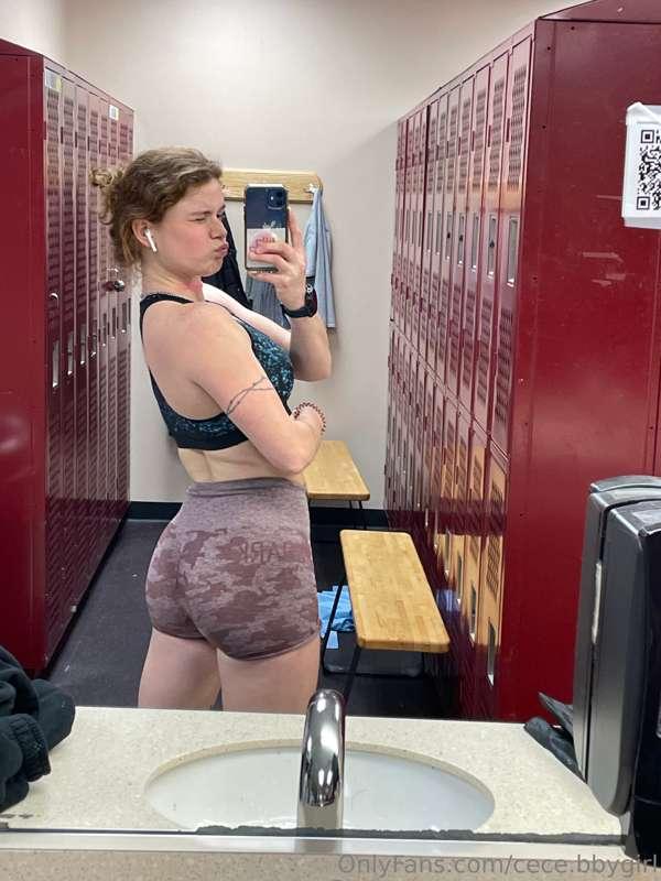 photos from the gym today
