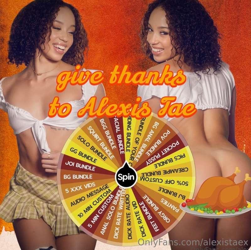 𝗚𝗶𝘃𝗲 𝗧𝗵𝗮𝗻𝗸𝘀 𝘁𝗼 𝗔𝗹𝗲𝘅𝗶𝘀 𝗧𝗮𝗲 🥧🍴😋 I’m in the spirit of giving th..