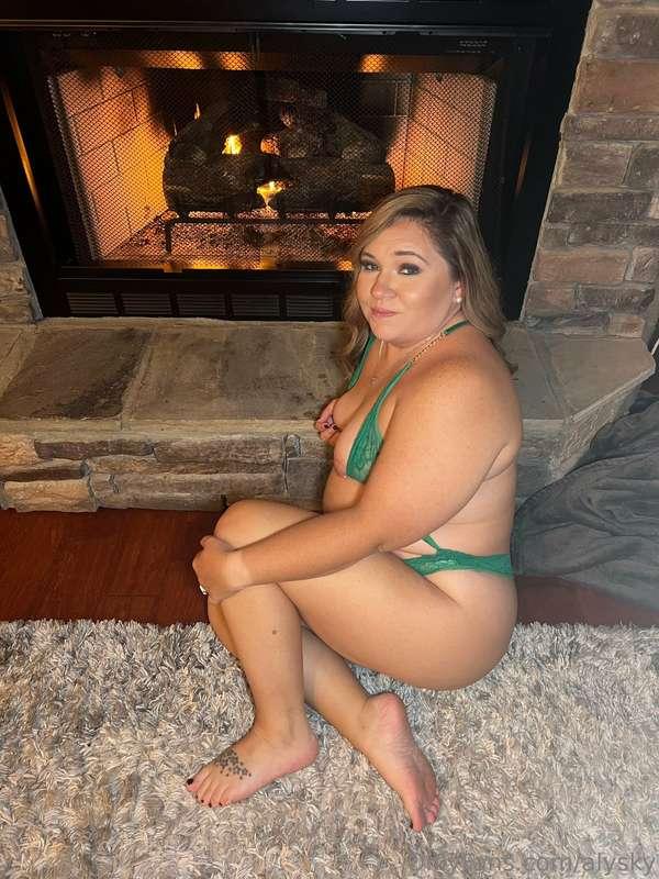 Pillow talk by the fire?