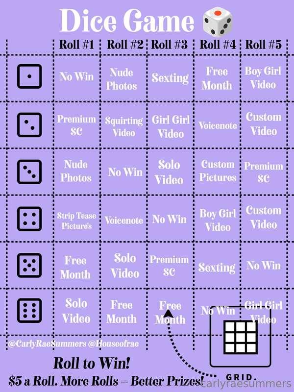 DICE GAME 🎲🎲 Win a Prize Everytime! $5 a Roll. The More you ..