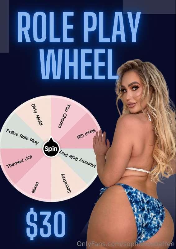 ⭐️⭐️Brand NEW Wheel⭐️⭐️Spin my custom role play wheel!!You c..