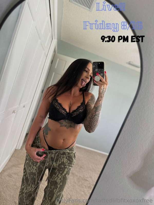 ***I am going LIVE @tattedlilbfitxo_private*** 🩵 **Friday, A..