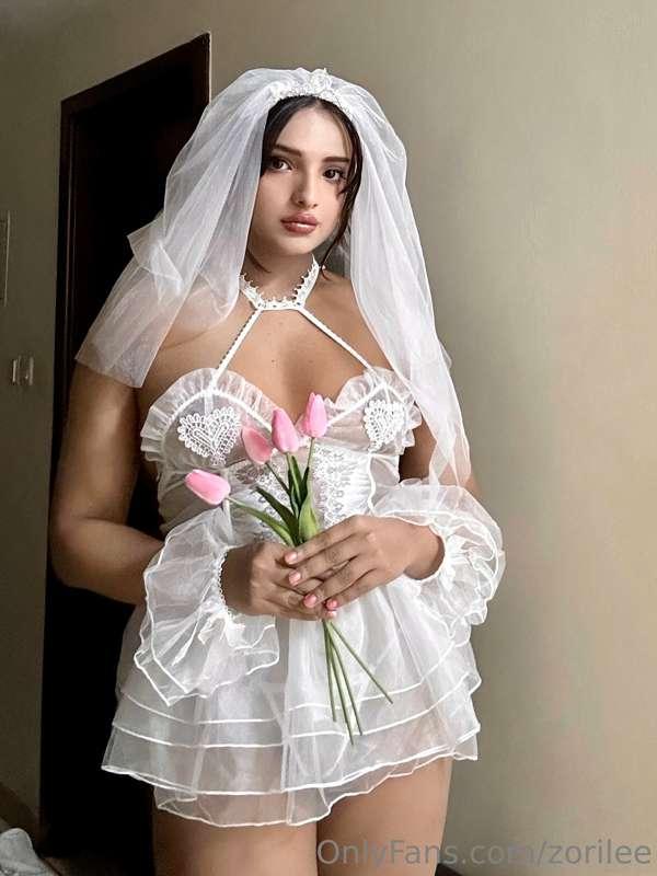 I’m your sissy bride 💐🤍👰‍♀️