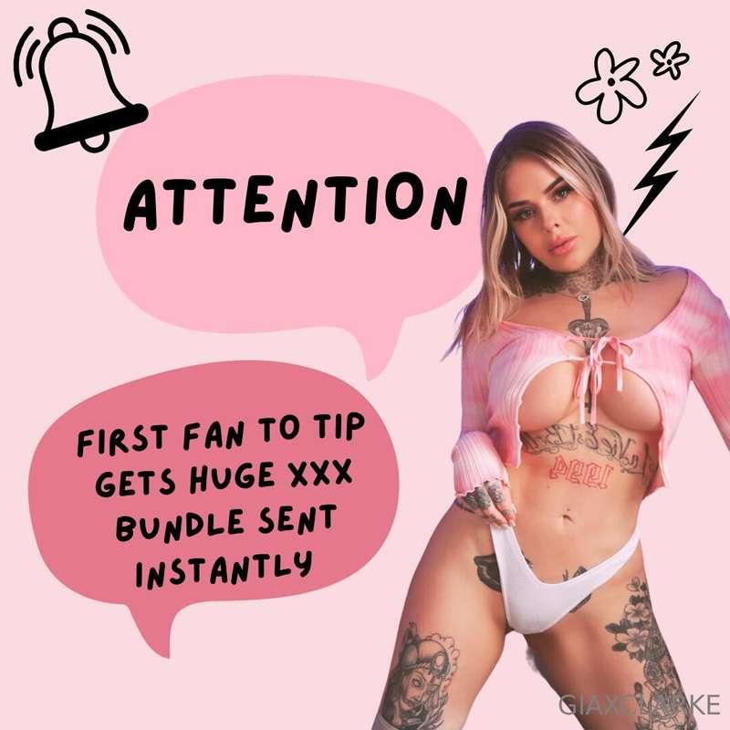 HURRY! ⌛️ FIRST TO TIP $10 GETS $1000 CONTENT BUNDLE 💘🔓