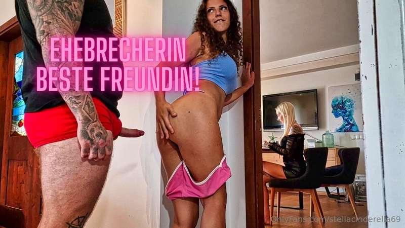 Notgeile Ehebrecherin unfassbar! Beste Freundin verführt Ehe..