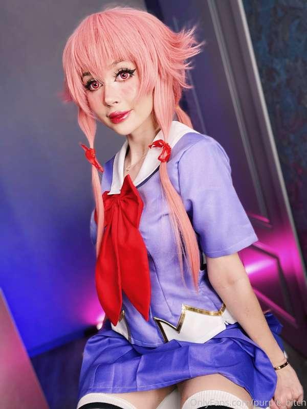 40 LEWD PICS WITH YUNO GASAI : ahegao, boobs, pussy, boy+gir..