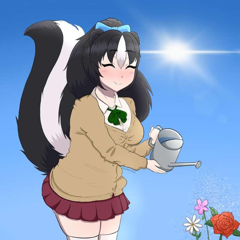 Yuka in the School Gardening Club