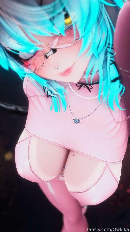Hellur follow buns! I got a new cute outfit, i hope you'll like it! Different colors included, like Pink! :3 Join me later on Fansly LIVE to see all the other options! &lt;3

#Virtual #VR #Vrchat #Hentai #Young #Lewd #Tattoos #Petite #Alternative #Goth #Emo #AltGirls #Piercings #Ass #Lingerie #Cute #Succubus #Bunny #Bunnygirl #Bluehair #Fishnets #Virtual #Porn #Tattoos #Piercings #Tits #Ass #Porno #Thick #Girl #Lace #OWAOWA #Video #Nude #Dancing #Wiggles #Tease #Striptease #Facetracking #VRCFT #Tanlines #Sweat #Sweaty #Freckles #Follow #Followers #ForFollowers #Roleplay #Latex #Bodysuit #BDSM