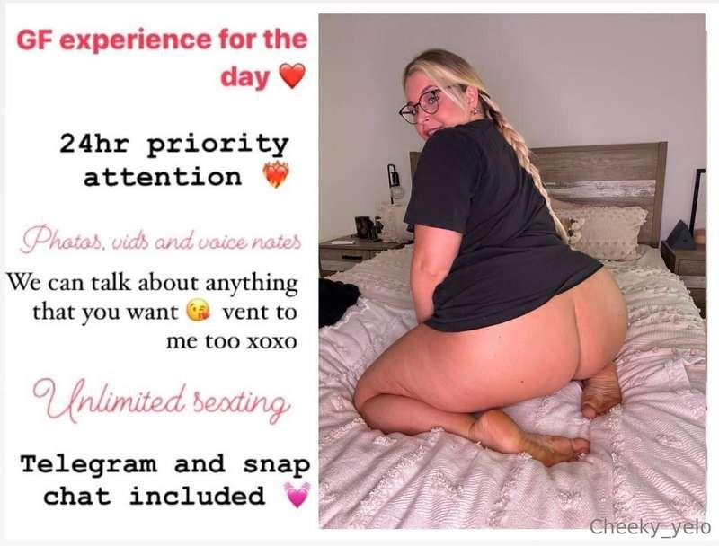 Tip $100 for the full experience ❣️