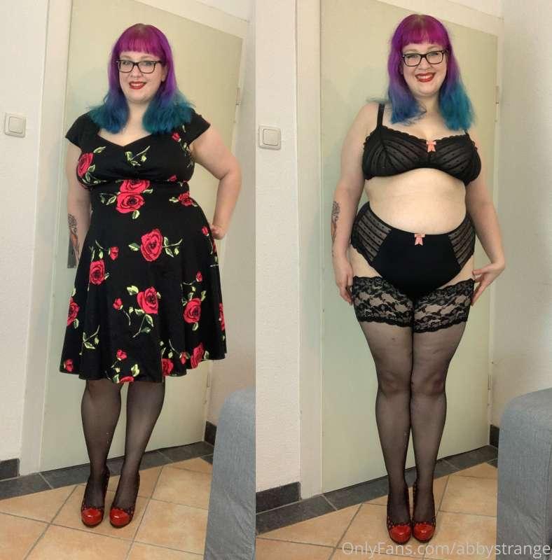 Sometimes I wear clothes :D Love the new lingerie!