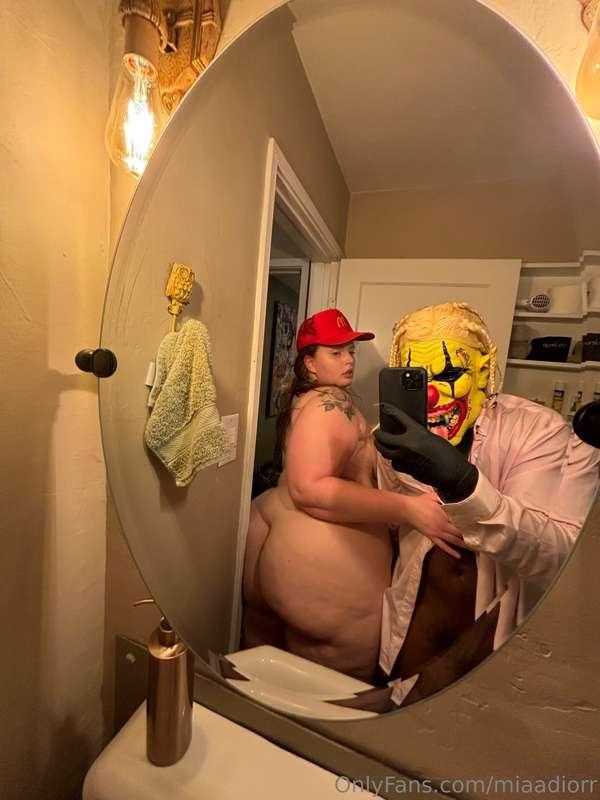 After I fucked the manager 🤭🥰 @gibbytheclown