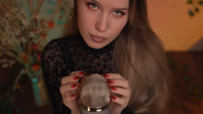 😗❤️ ASMR Mic Scratching&Licking 🐈 Very Close