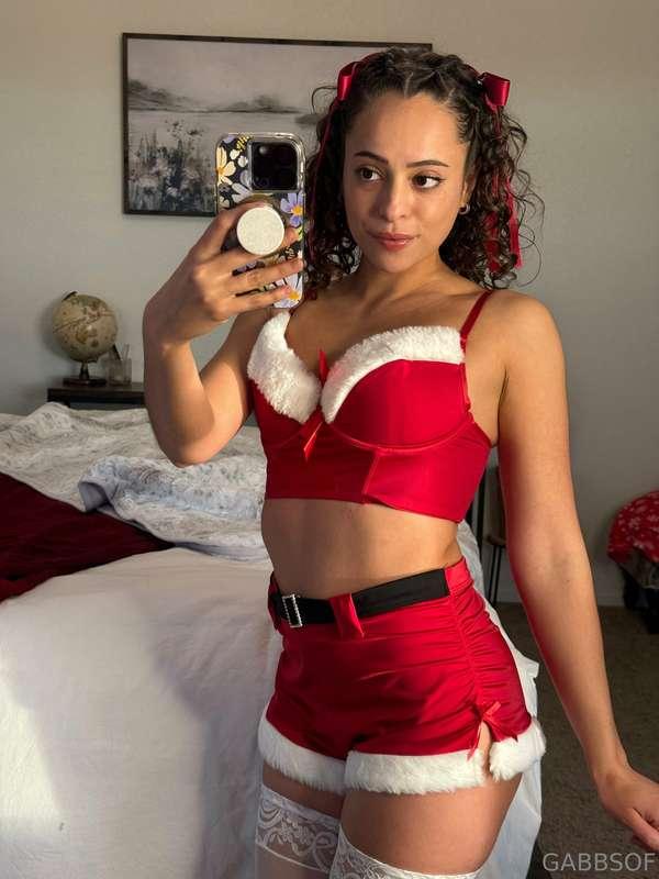 I was taking pics as Mrs. Clause and then he interrupted me ..