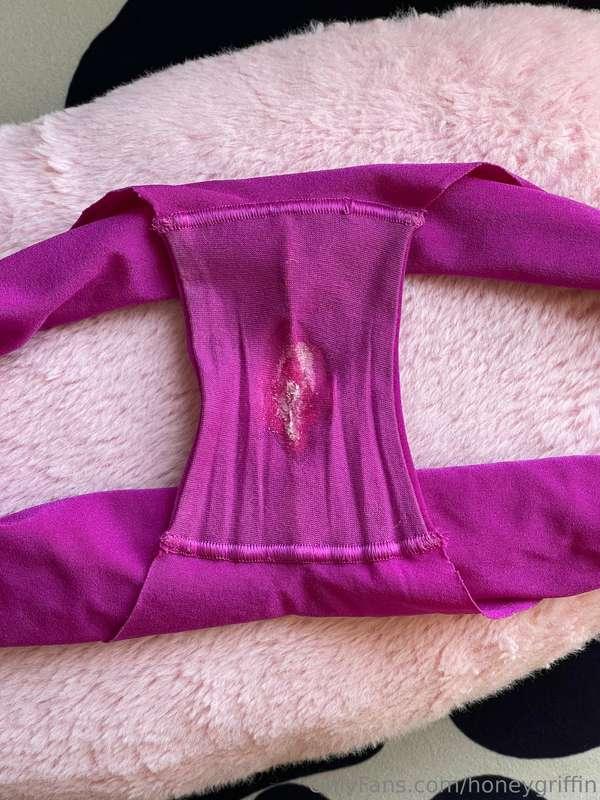 By request, this is how creamy my panties are today 🤭