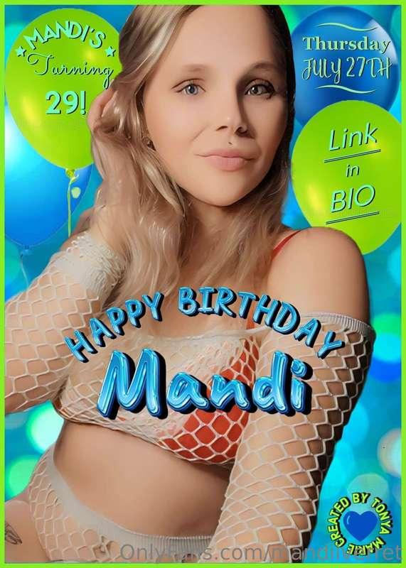 My birthday is Thursday 🤭🤭🤭