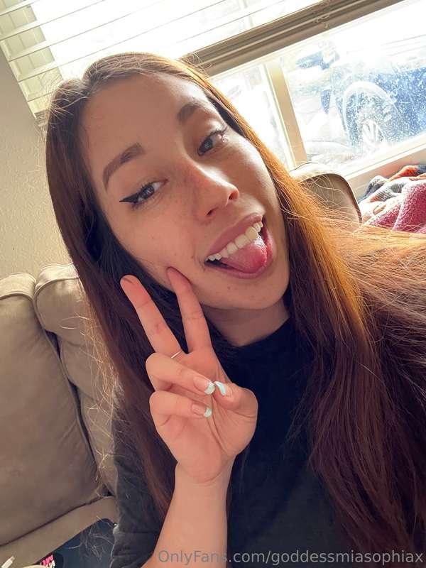 Gotta throw up the peace sign 