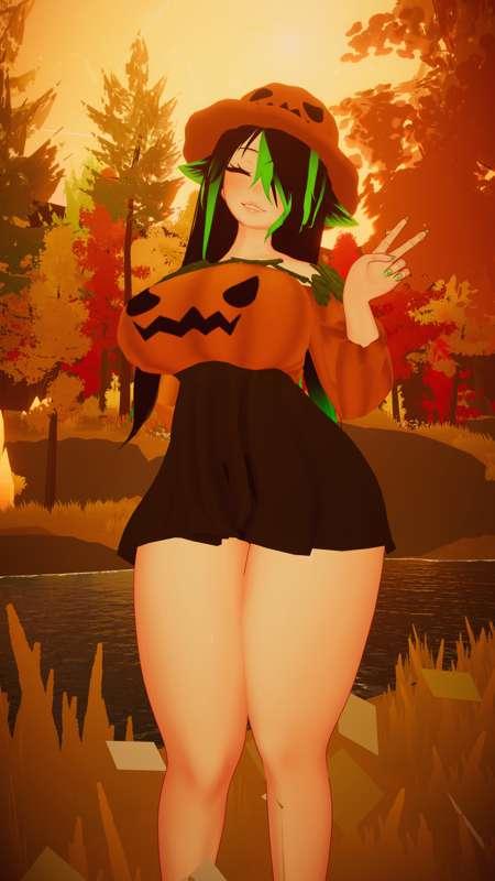 (lewd!!) Spooktober is finally here!! 🎃💚
