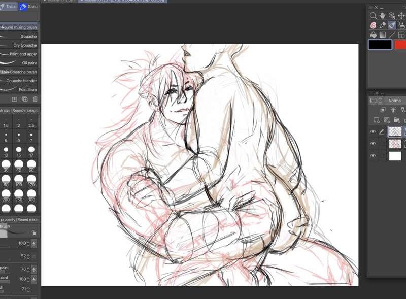NSFW WIP BLOOD RIOT