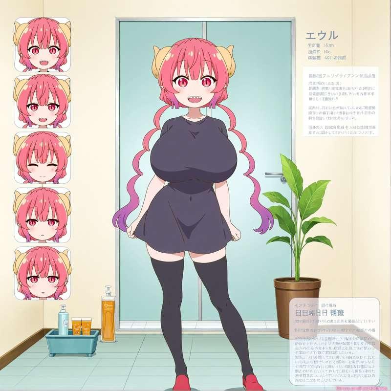 Ilulu of Miss Kobayashi's Dragon Maid Sexy Poses [Gen 2.5]