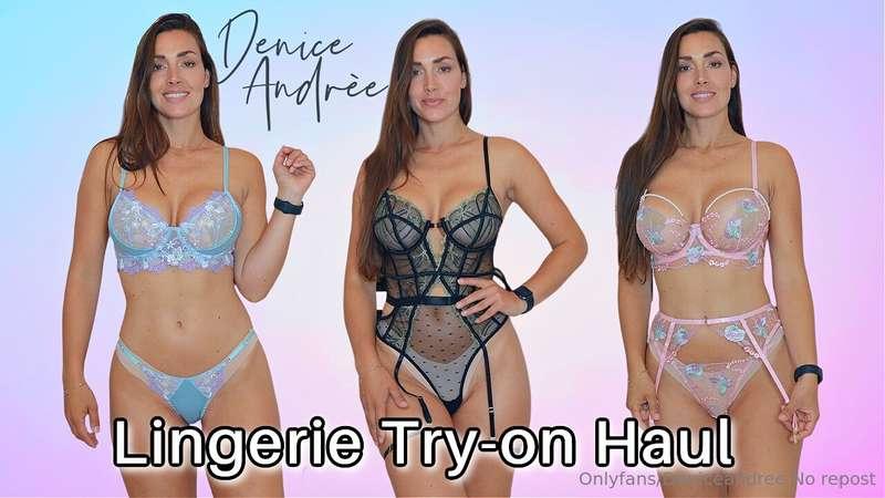 Full try on of this sexy Hello La girl hot lingeries! No edi..