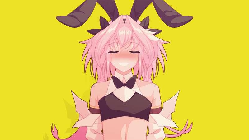 [mp4] jump  astolfo wallpaper engine