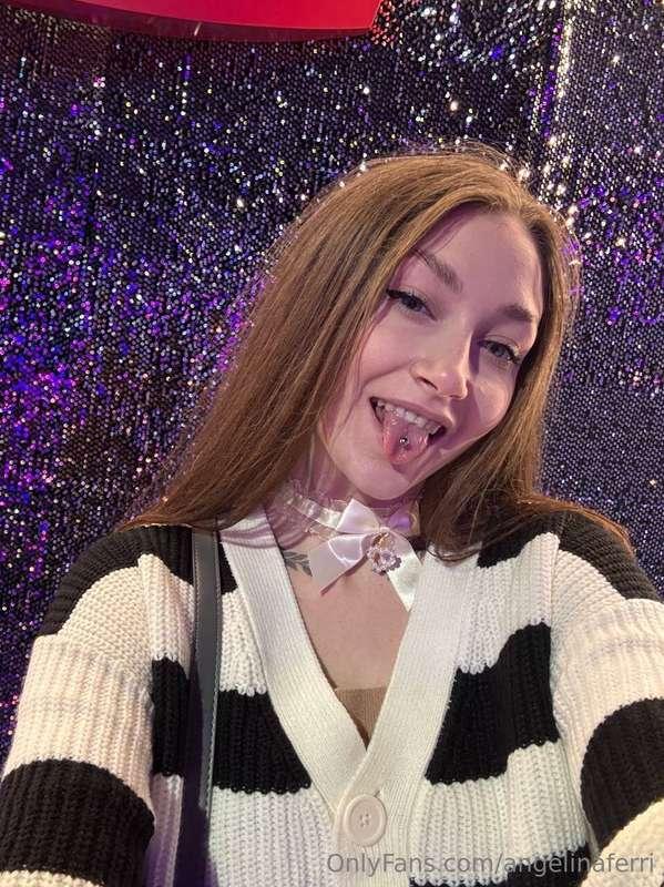 Tongue out, heart wide open 👅💖 Life’s too short to be shy