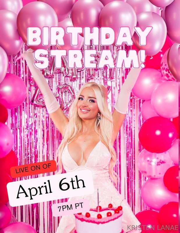 repost cause I messed up the date lol! It’s going to be this..