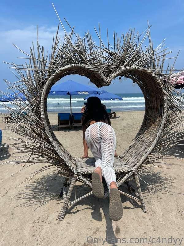Doggy style on the beach.. who’s in
