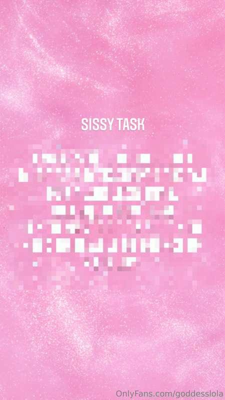 This is the perfect Sissy Task for a Slut like you!