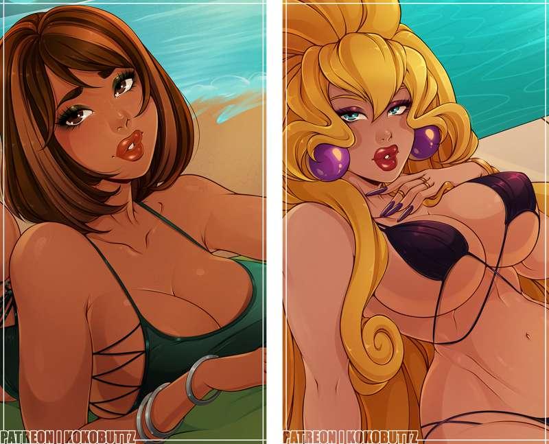June Lewds: Courtney & Princess Daphne