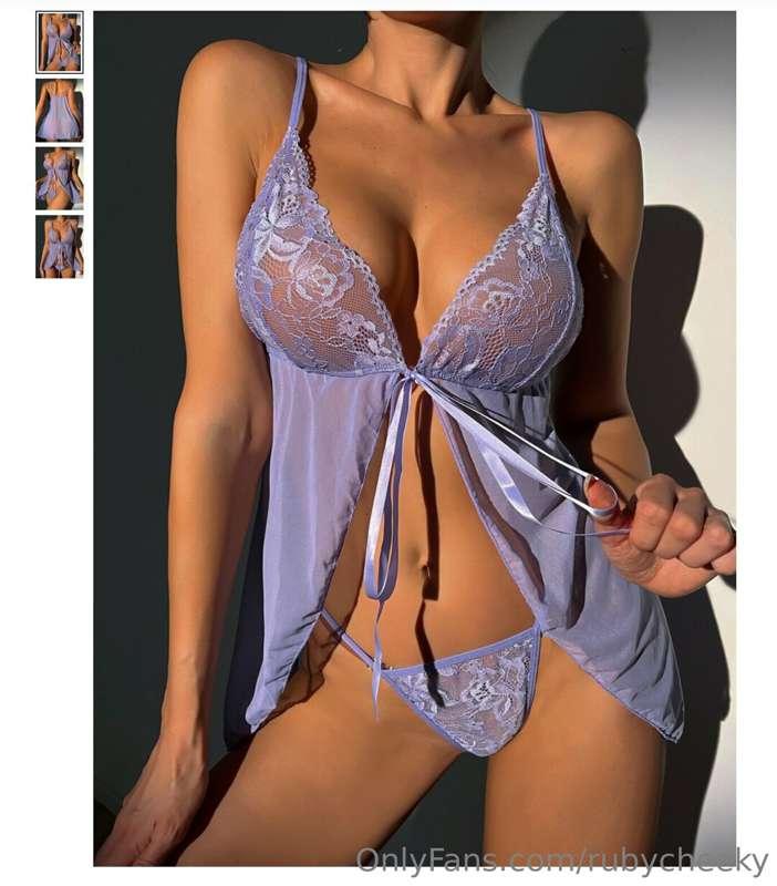 You all seem to really enjoy the color lavender on me, so I'..