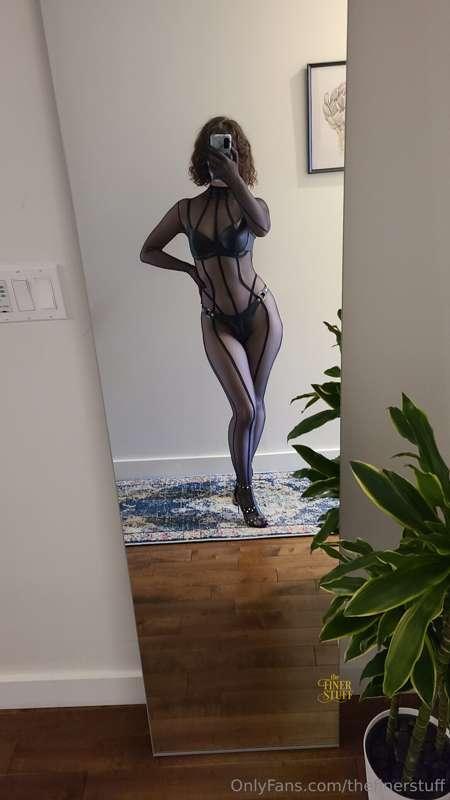 The best thing about having an extensive fetish wardrobe is ..