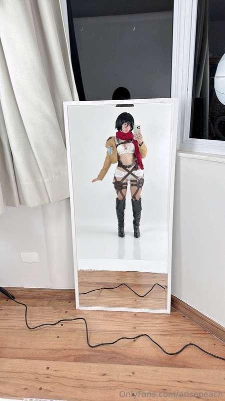 rate my Mikasa Ackerman cosplay in dm!