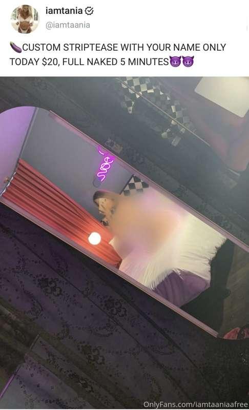 CUSTOM STRIPTEASE $20 ON MY PREMIUM TODAY❗️❗️
https://onlyfa..