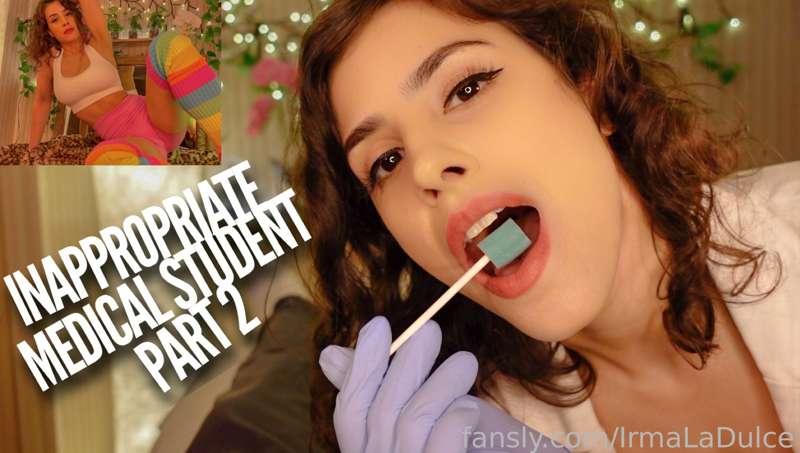 
Inappropriate Medical Student PART 2 🥵🥵🥵 Your favorite naughty resident doctor is back!! And she’s upping the ante with more ridiculously spicy medical exams on your body. Enjoy an inappropriate anatomy check, sensual eye exam, inappropriate medical tools used on you, and sharing mouth pieces with you…🥰🥰🥰 

This video has a spicy alternative ending for those that want 40% tingles and 90% spice 🤔❌🗯️😂🤣