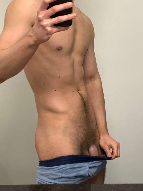 My cock is so thick could it even fit in your mouth fully ha..