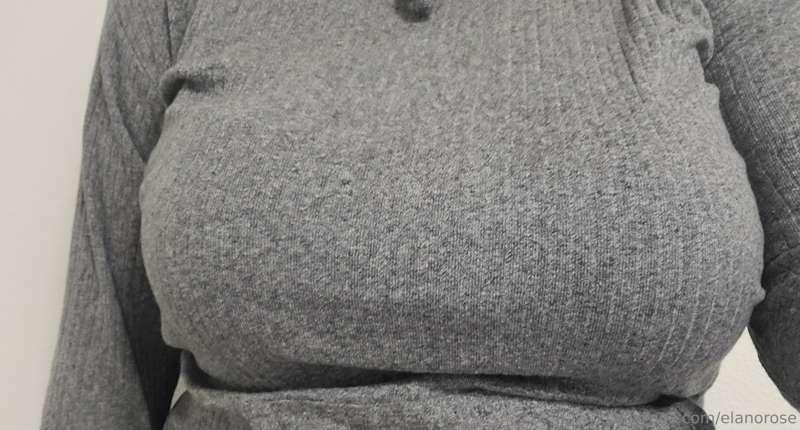 A sweater can't even hide these