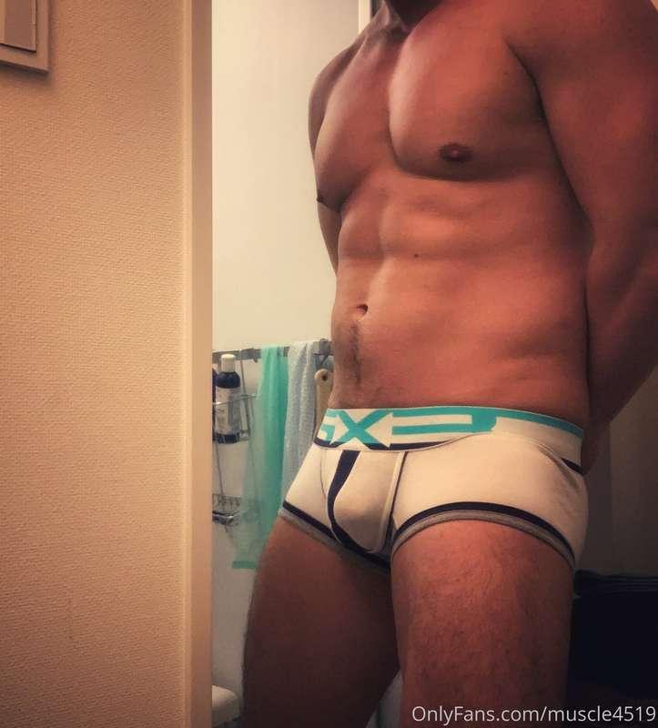 風呂上りの一枚　パンツ