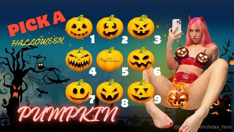 🎃🎃🎃PICK A HALLOWEEN PUMPKIN 🎃🎃🎃Just send me number in DM LET..