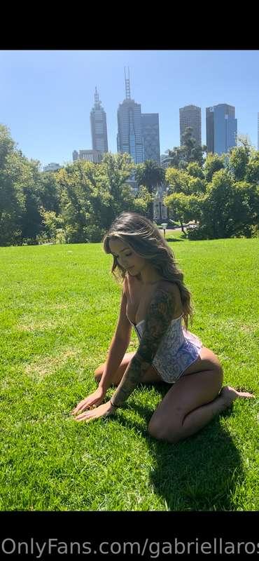 People saw me get changed in the park today 🙊