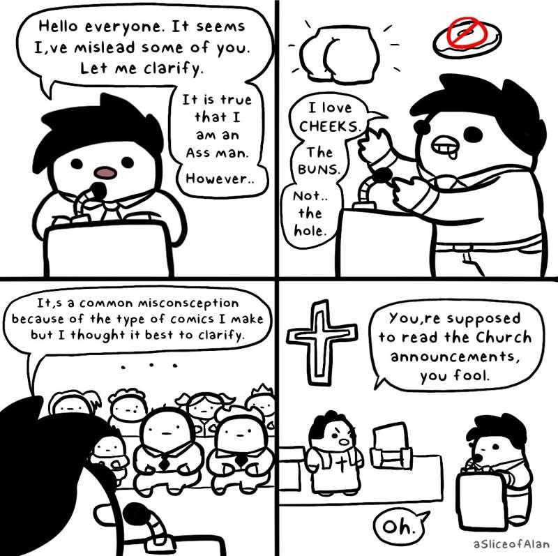 Announcements (THURSDAY COMIC)