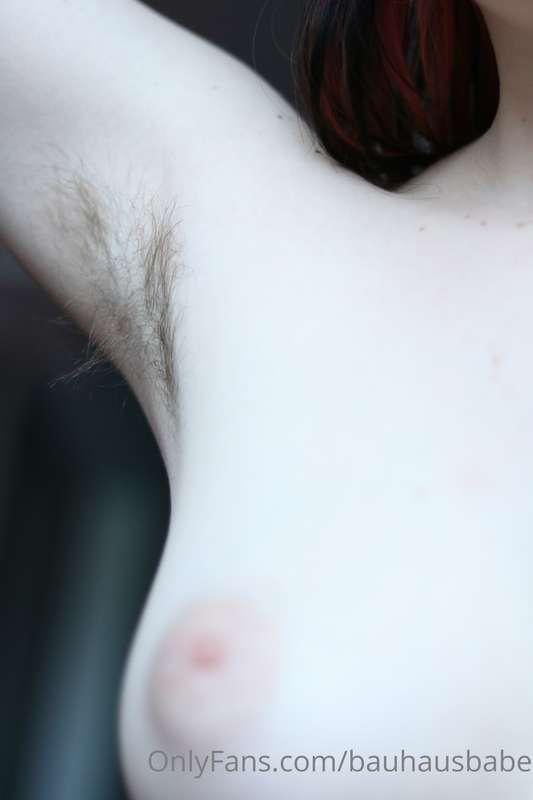 Some HD closeups of my cute hairy pits and puffy pink nipple..