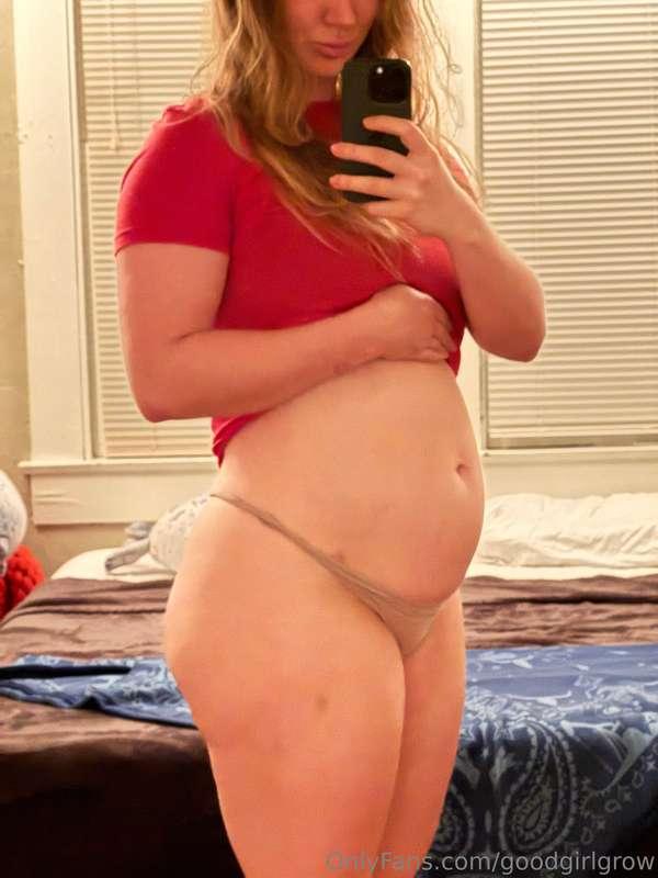 About to play with this round, bloated stuffed belly while I..
