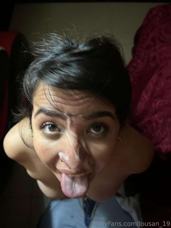 Que rico que mi carita quedará llena de lechita 🫢🤤