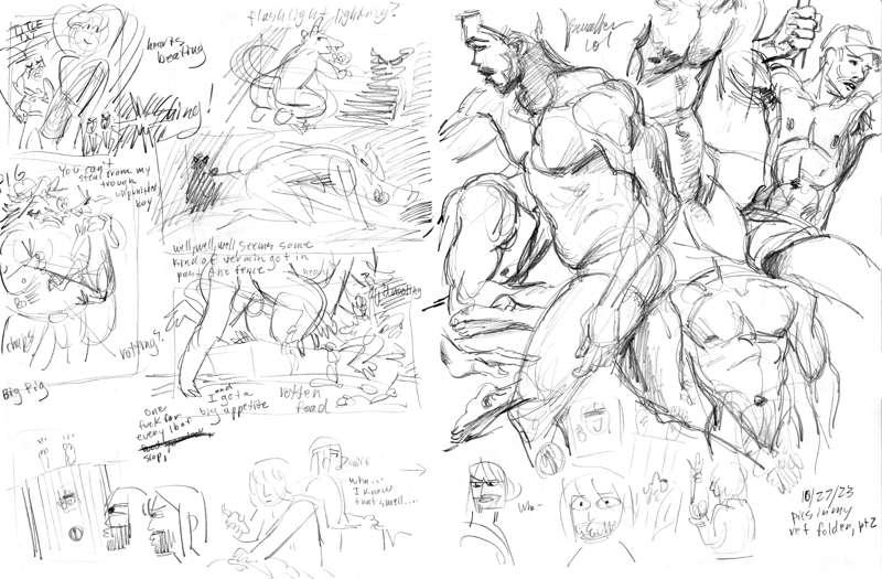 10/27/23 Sketchbook Pages